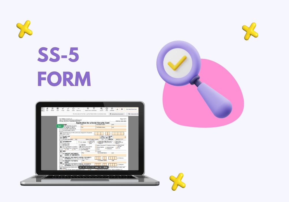 Blank SS-5 Form